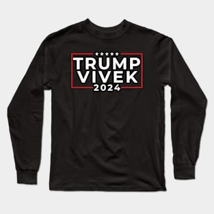 TRUMP VIVEK 2024 Long Sleeve T-Shirt